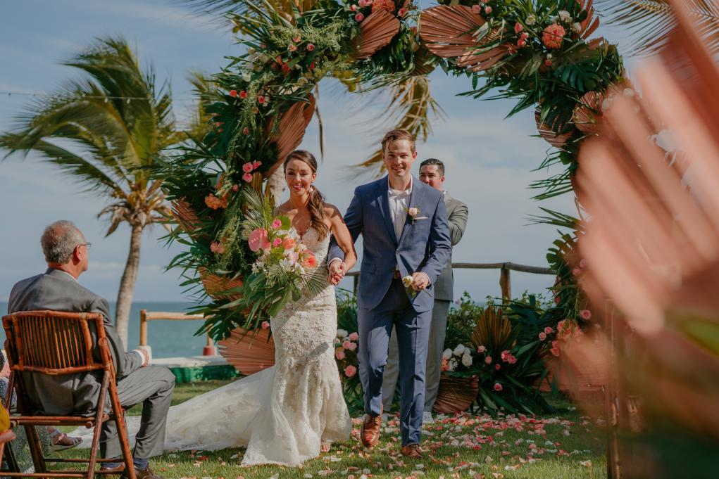 wedding ceremony at the beach